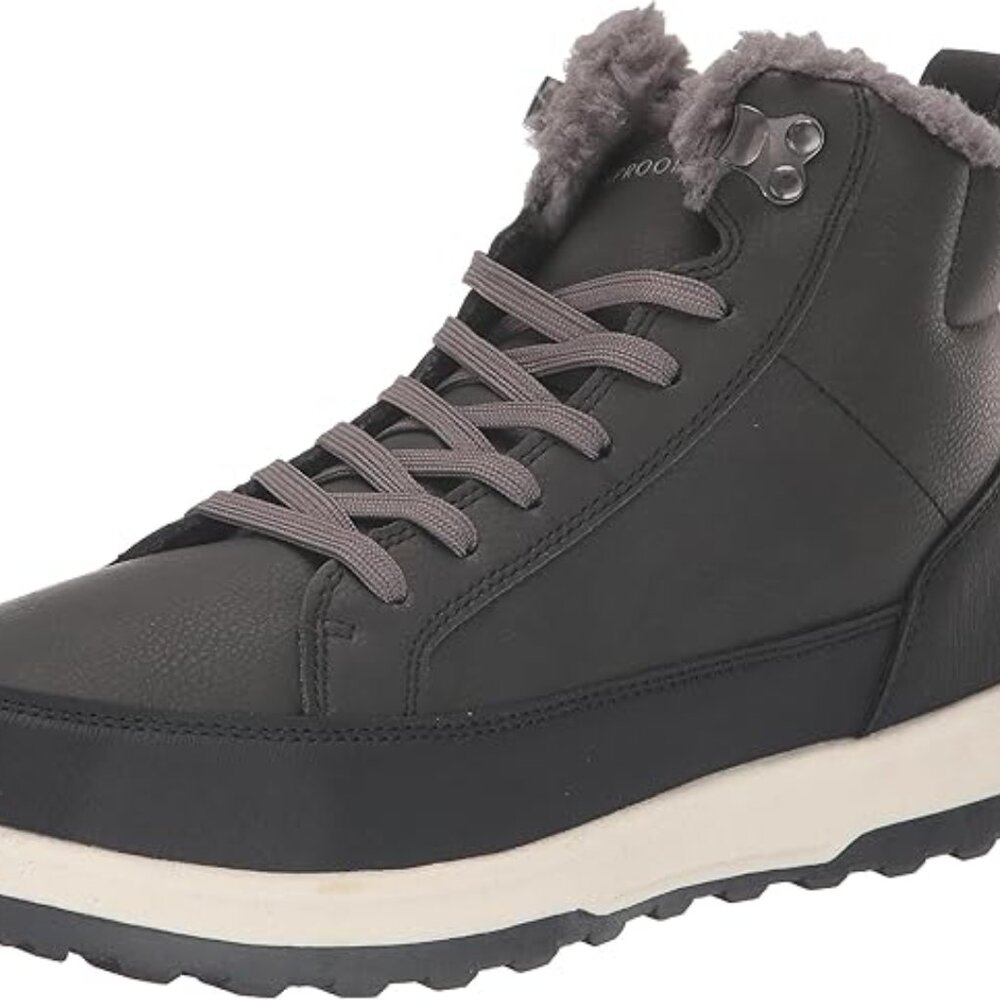 Weatherproof LogJam Boots Winter Snow Sneaker Boots Size 8 Dark Gray